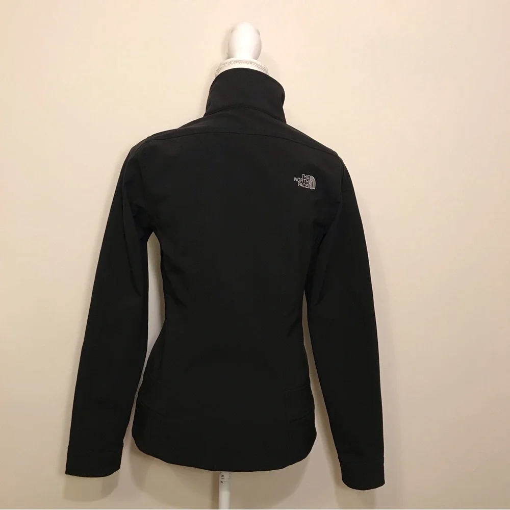 The North Face Women Black Soft Shell Lightweight Black Zip Up Jacket Size Small - Picture 13 of 15